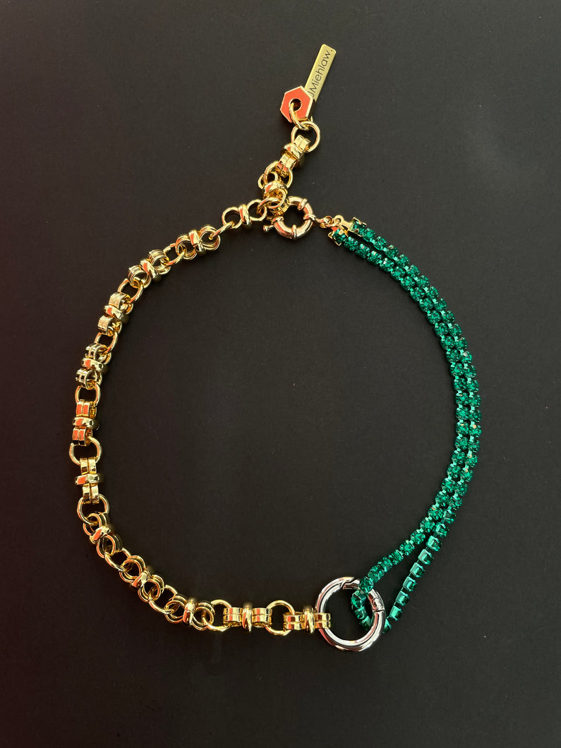 MAILLE (Collier) - Vert