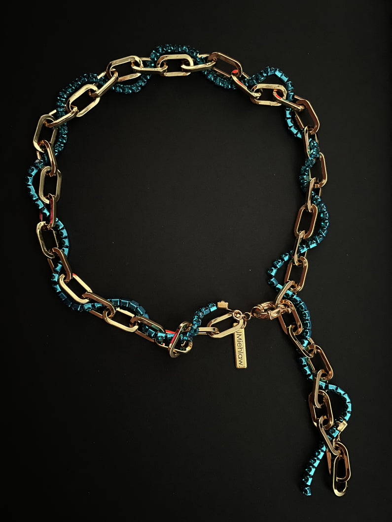 TORSADE (Collier) - Cyan